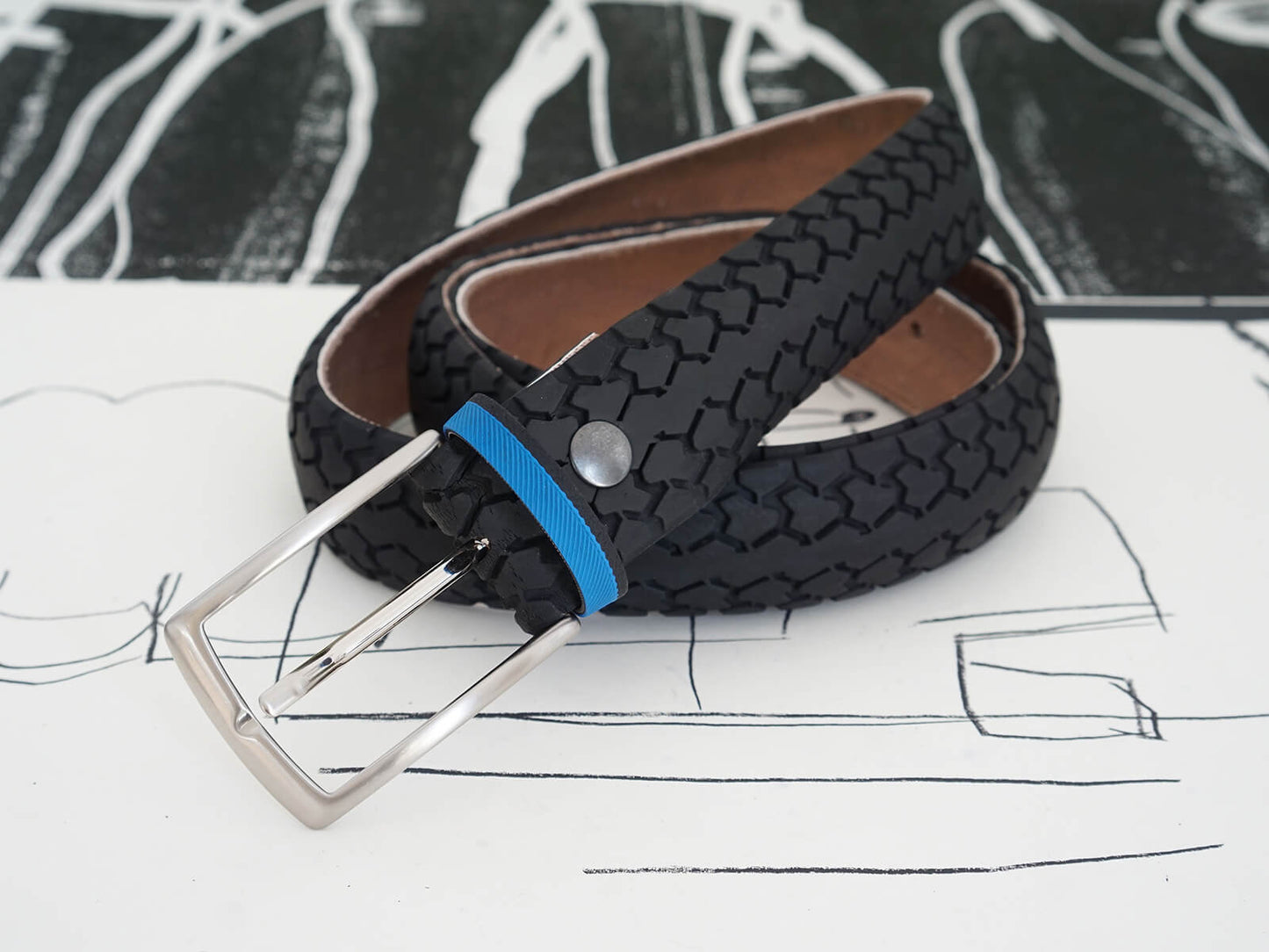 Cintura in copertone di bicicletta