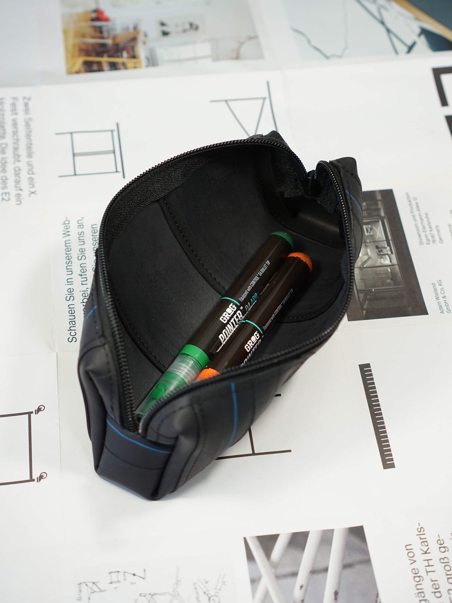 Pencil Case Blue