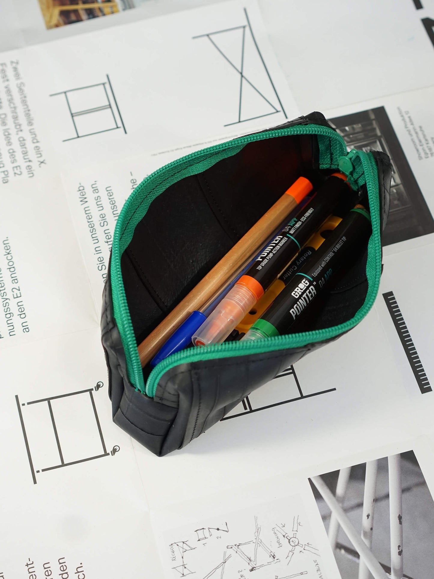 Pencil Case Green