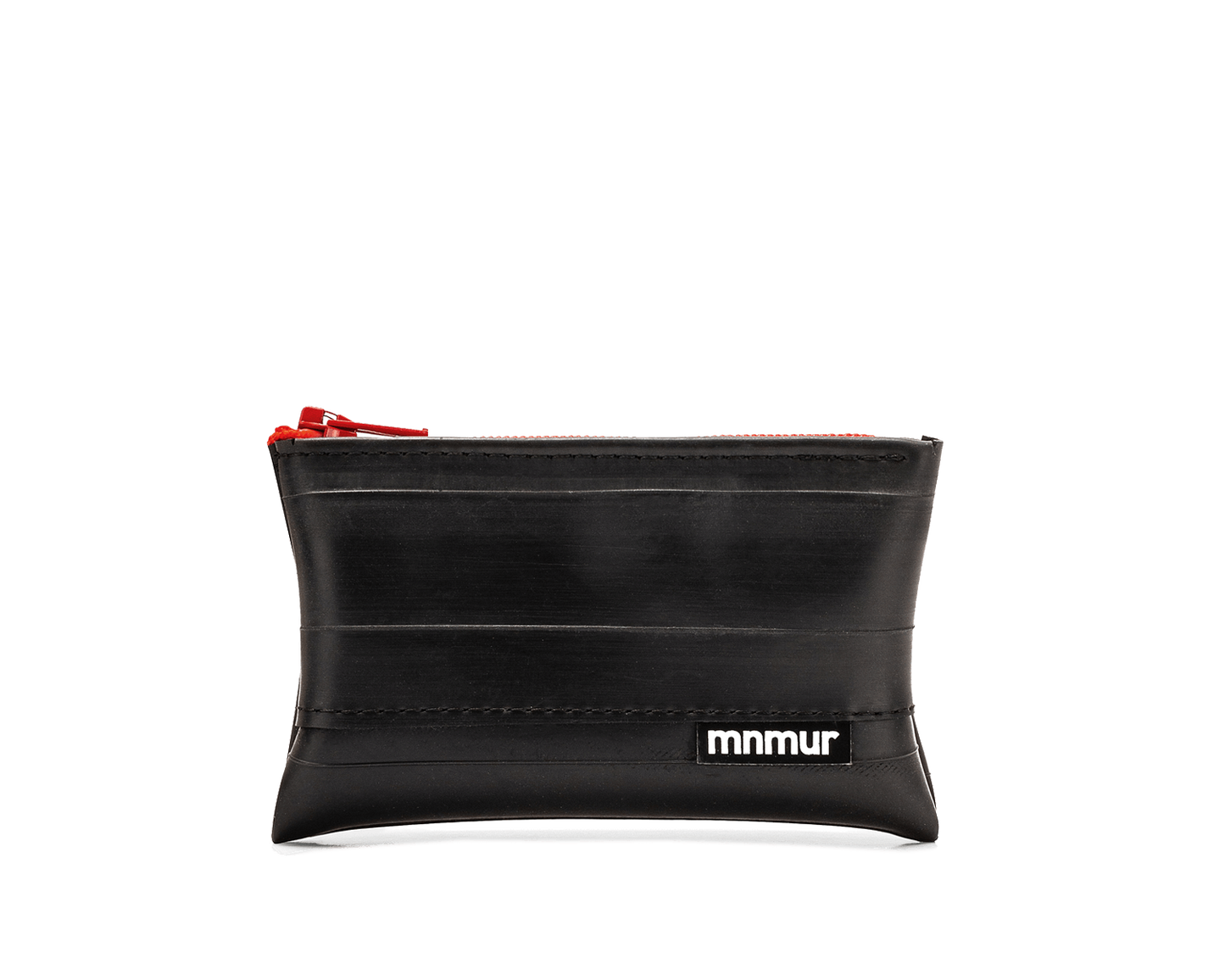 Portamonete Camera d'Aria Riciclato Vegan Sostenibile Etico Ecologico Nero Uomo Fatto Mano Italia