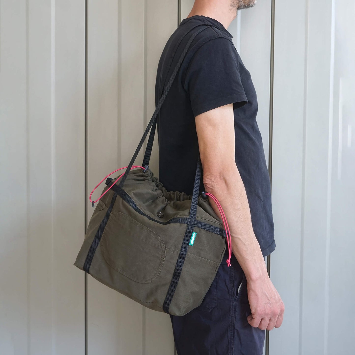MX08R - Borsa tote militare
