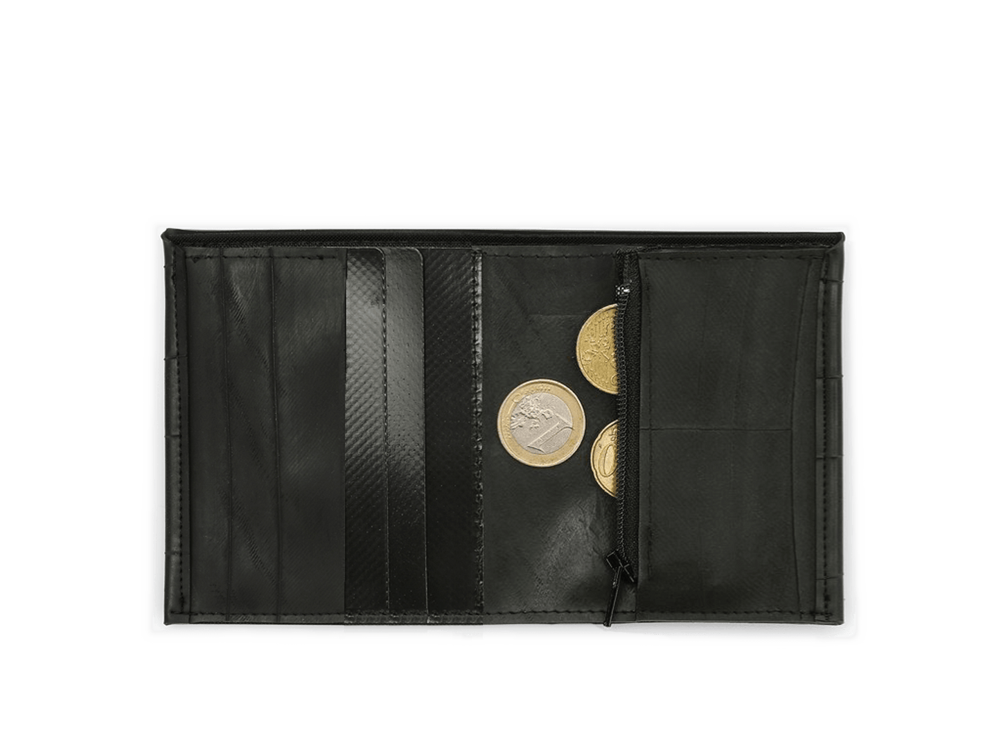 Portafoglio da uomo in camera d aria riciclata. Fatto a mano in Italia mnmur