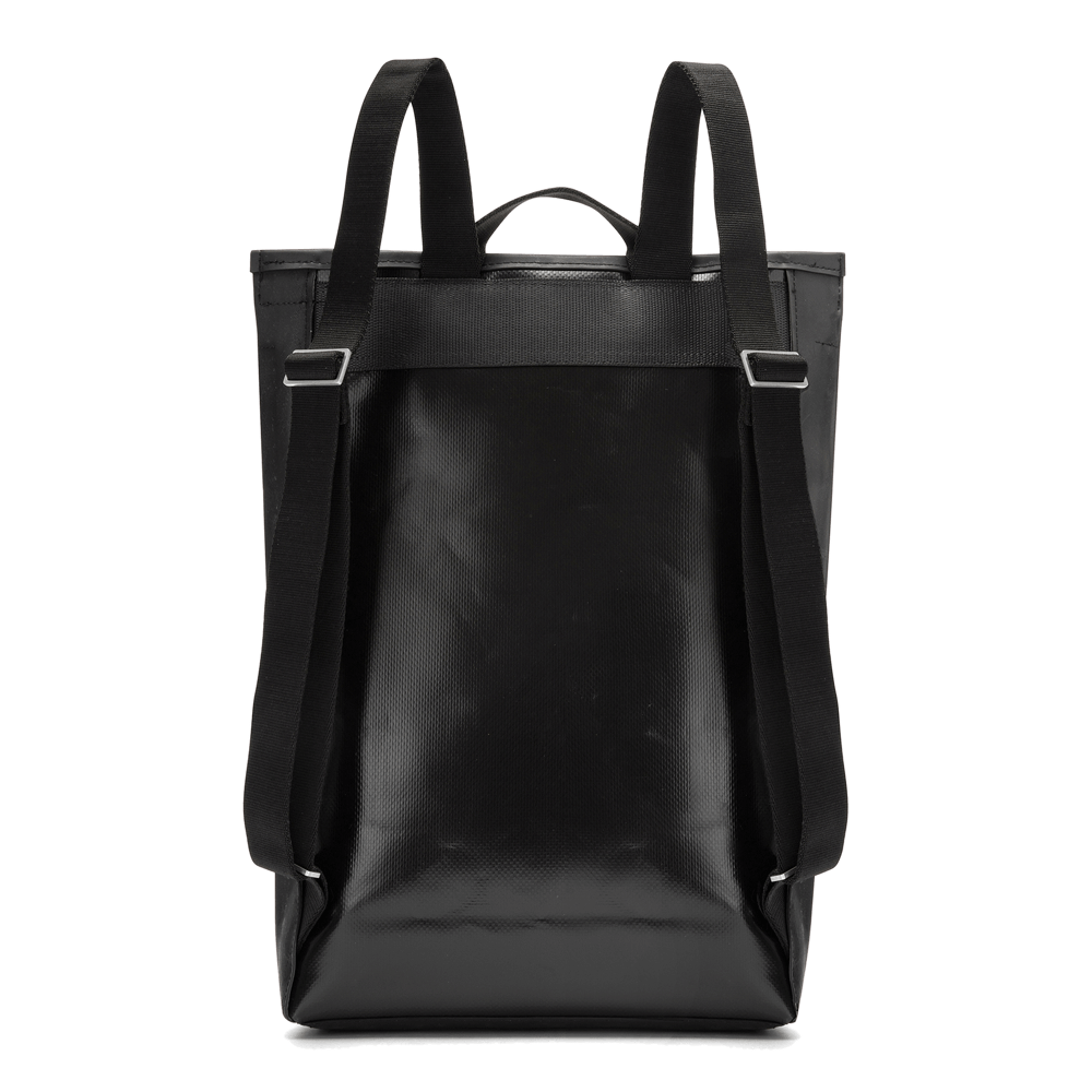 Zaino Donna Vegan Riciclato, Zainetto Nero Camera d'Aria