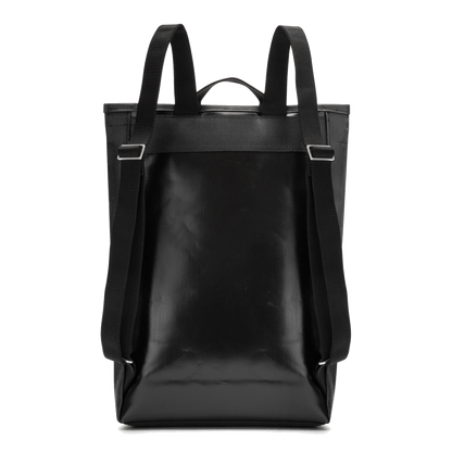 Zaino Donna Vegan Riciclato, Zainetto Nero Camera d'Aria