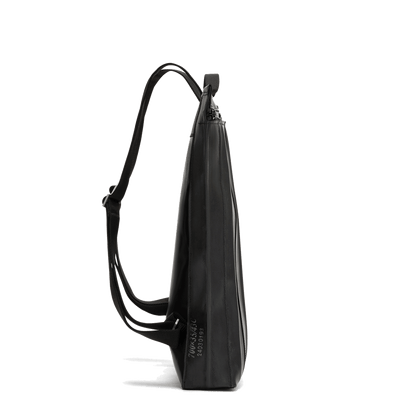 Zaino Donna Vegan Riciclato, Zainetto Nero Camera d'Aria