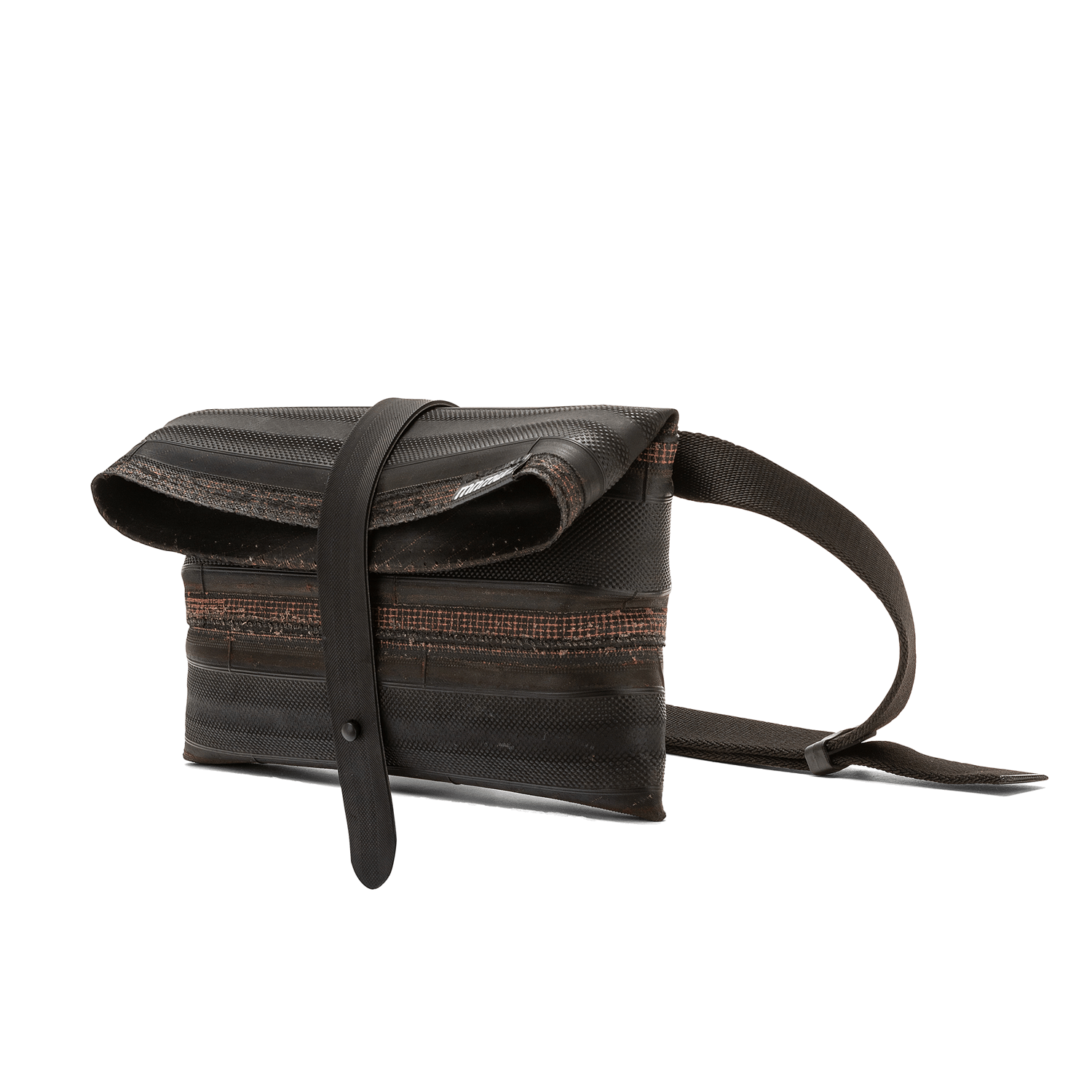 Vegan Hip Bag Men, Recycled Tyre Bum Bag