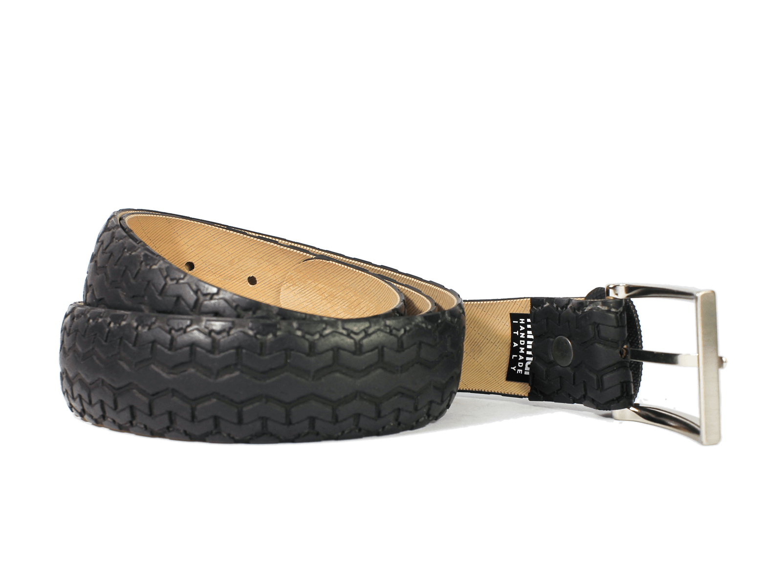 Cintura Uomo Copertone Bicicletta Riciclato Vegan Sostenibile Regalo Ciclista